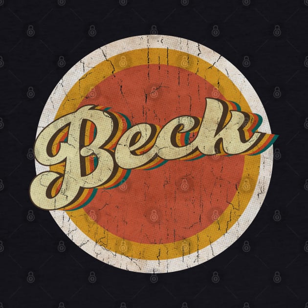 circle vintage Beck by KewanAlasStore